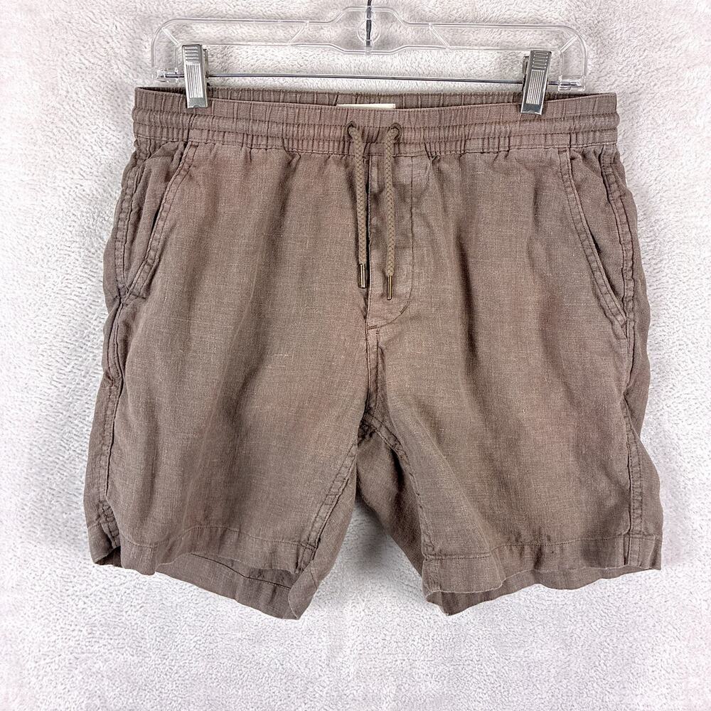 Taylor Stitch Apres Short Mens S Brown Hemp Drawstring Preppy Luxury Huckberry